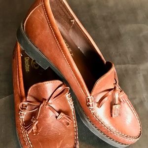 Dexter Mens Comfort 9.5 Loafers w Tassel Bows